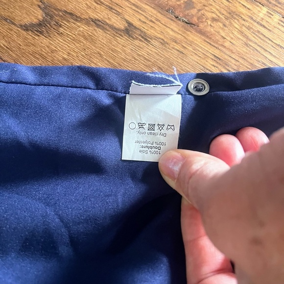 Madewell Silk Dotty Dress Navy Polka Dot Sleeveless Size L - Picture 7 of 13